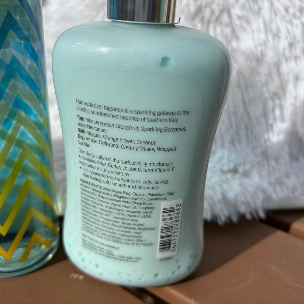 Bath & Body Works Capri Seaside Citrus Full Size Three Item Set NEW Discontinued - Picture 11 of 15